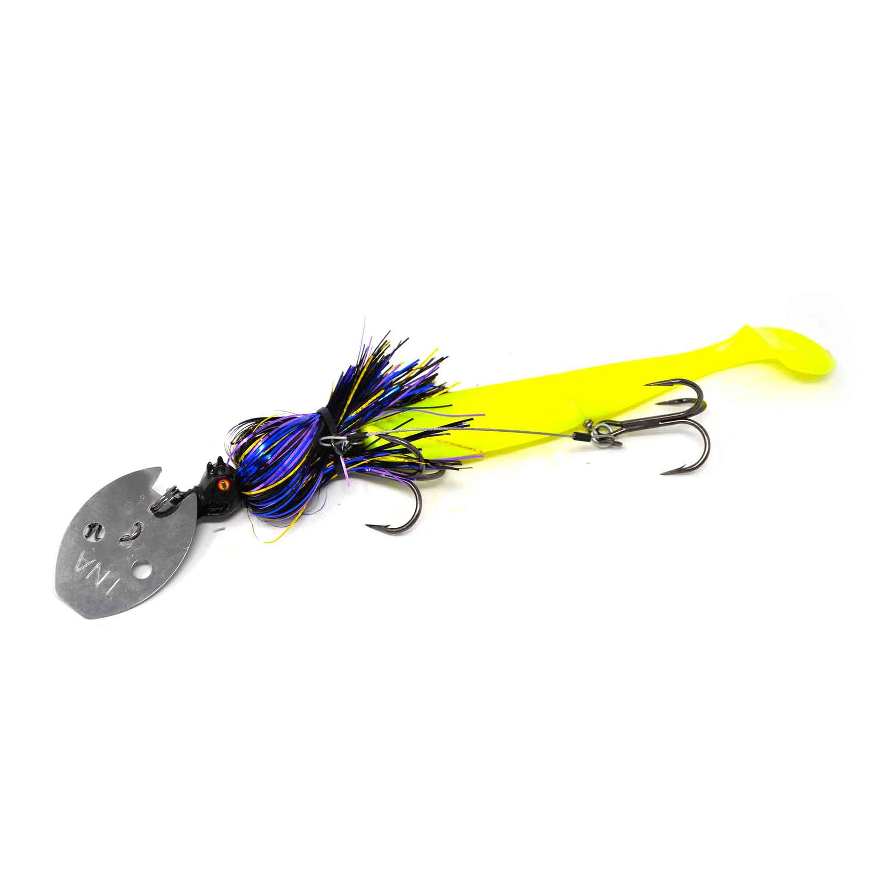 View of Chatterbaits TnA Tackle Waggin Dragon Chatterbait Witch available at EZOKO Pike and Musky Shop