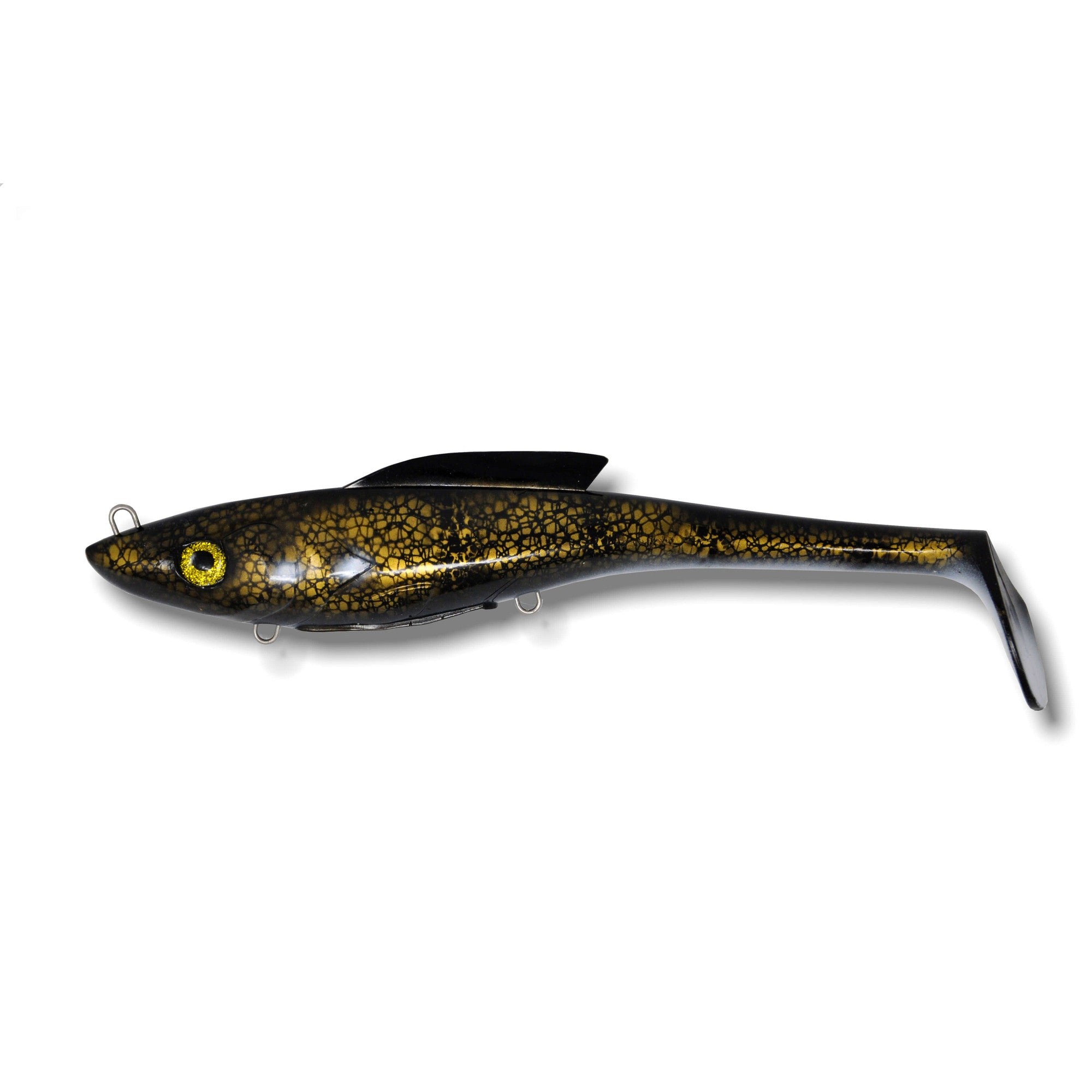 View of Swimbaits Toddy Tickle Baits 11" Warhammer Shallow Swimbait Walleye available at EZOKO Fishing