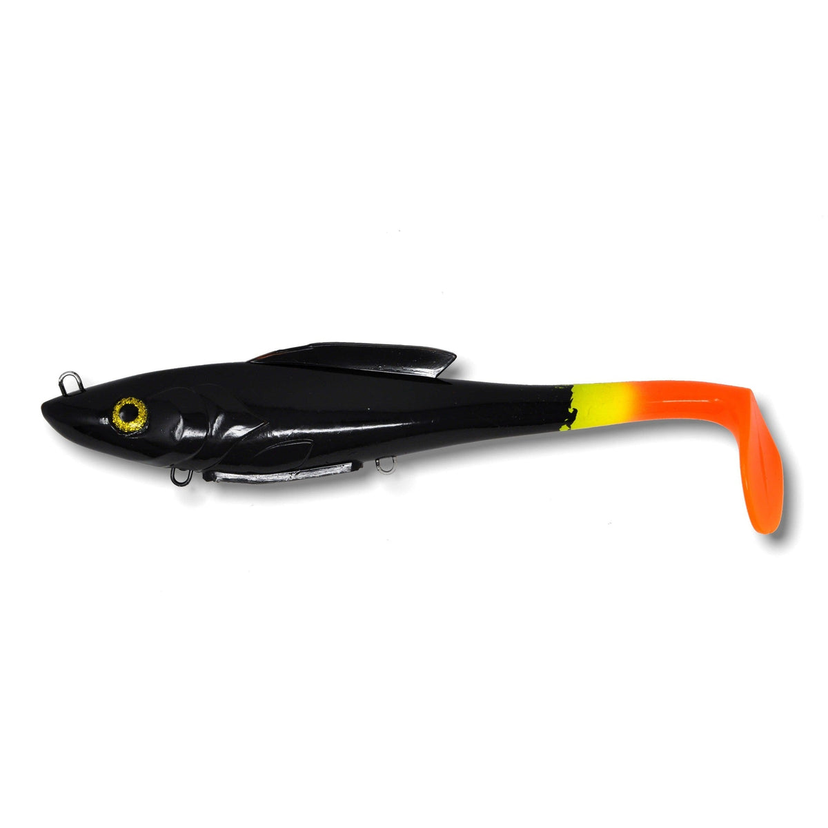 View of Swimbaits Toddy Tickle Baits Warhammer Swimbait Fire Tail available at EZOKO Pike and Musky Shop