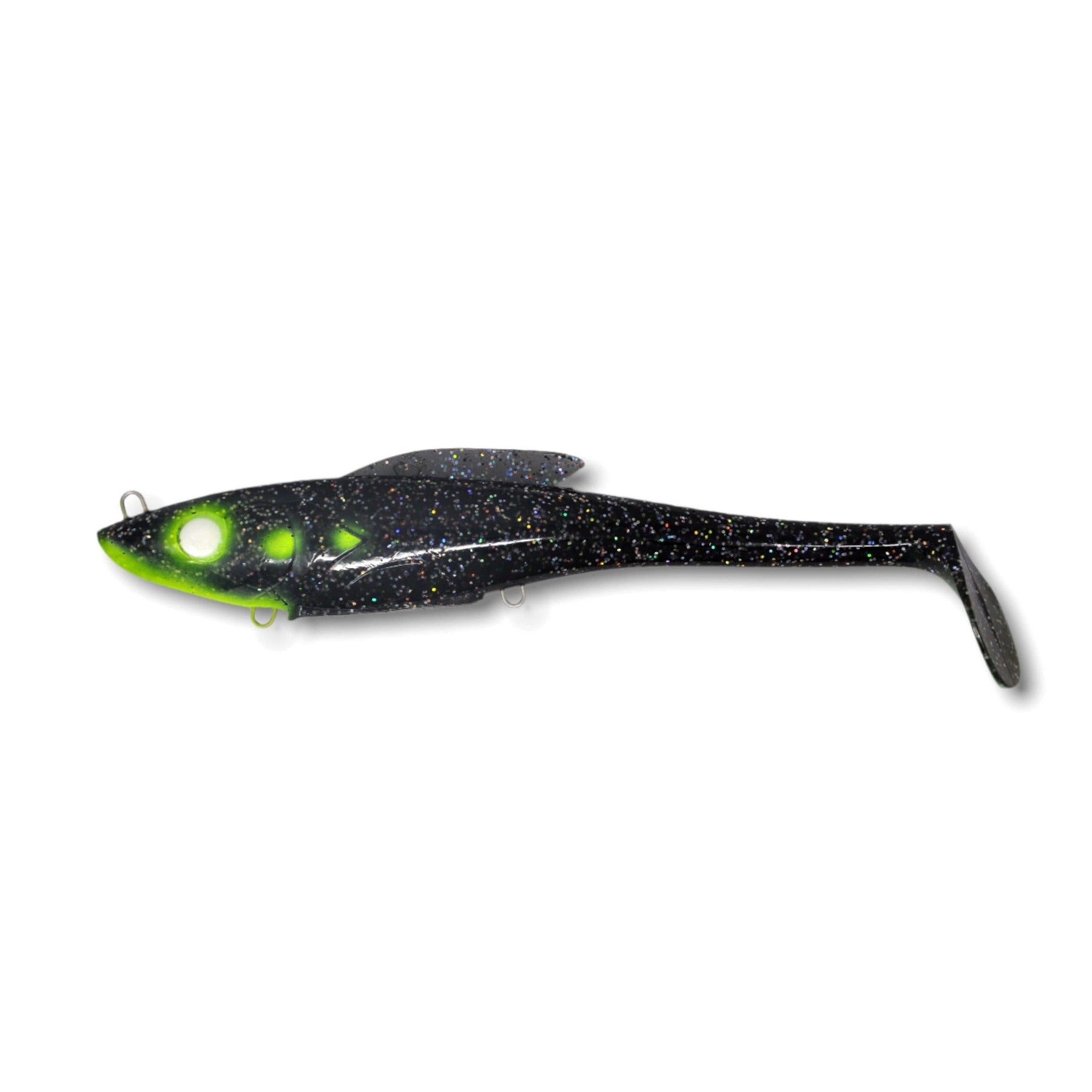 View of Swimbaits Toddy Tickle Baits 11" Warhammer Swimbait Superstitious available at EZOKO Pike and Musky Shop