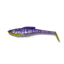 View of Swimbait Toddy Tickle Baits 14" Warhammer Show colors Go Flek Hulk available at EZOKO Pike and Musky Shop