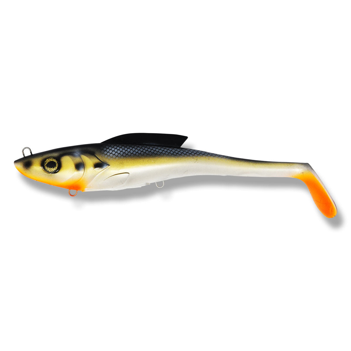 View of Toddy Tickle Baits 14" Warhammer Swimbait KRT Shad available at EZOKO Pike and Musky Shop