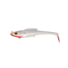View of Swimbait Toddy Tickle Baits 14" Warhammer Swimbait Superman available at EZOKO Pike and Musky Shop