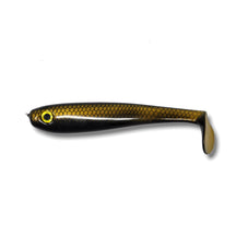 View of Tots Esox 6'' Swimbait Black Pearl available at EZOKO Pike and Musky Shop