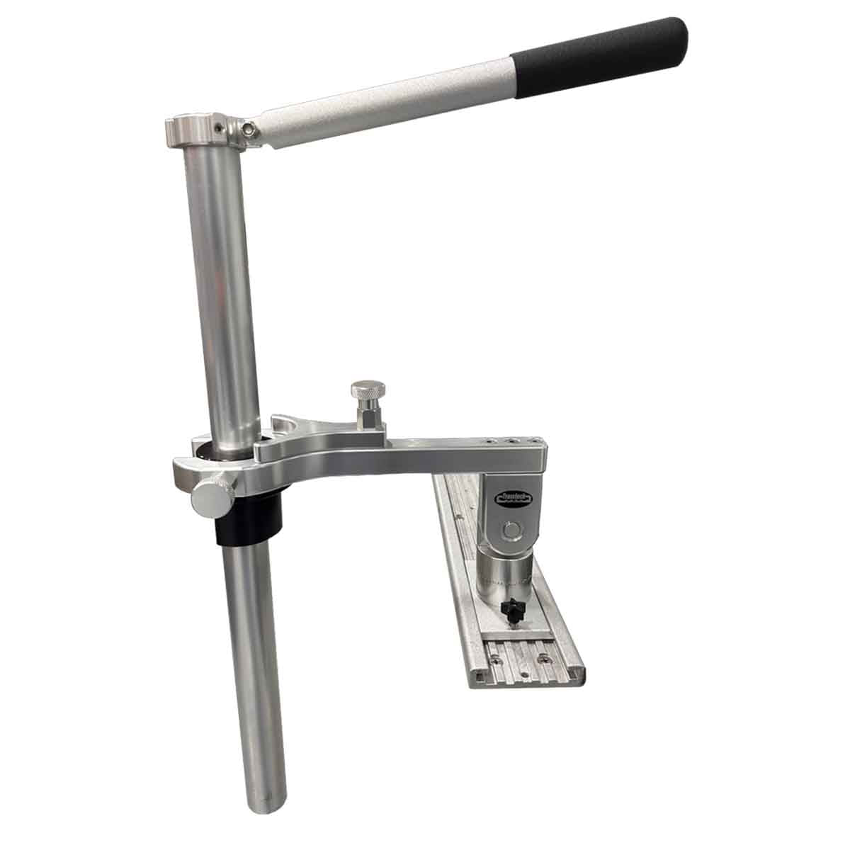 View of boating_accessories Traxstech Aluminum LIVE Transducer 5' Pole with track mount available at EZOKO Pike and Musky Shop