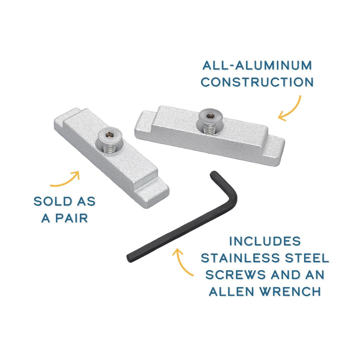 View of boating_accessories Traxtech Aluminum Mounting Track End Caps (2pk) available at EZOKO Pike and Musky Shop