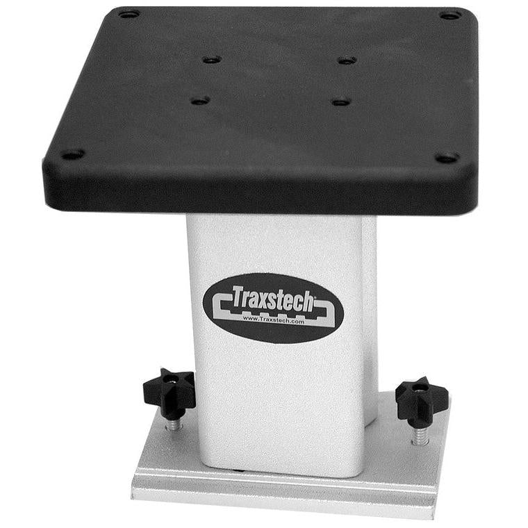 View of boating_accessories Traxstech Non-Swivel Mount For Scotty Downriggers 7" Silver available at EZOKO Fishing