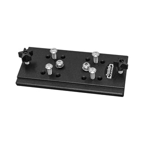 View of boating_accessories Traxstech Rod Holder Adapter Plate Black available at EZOKO Pike and Musky Shop