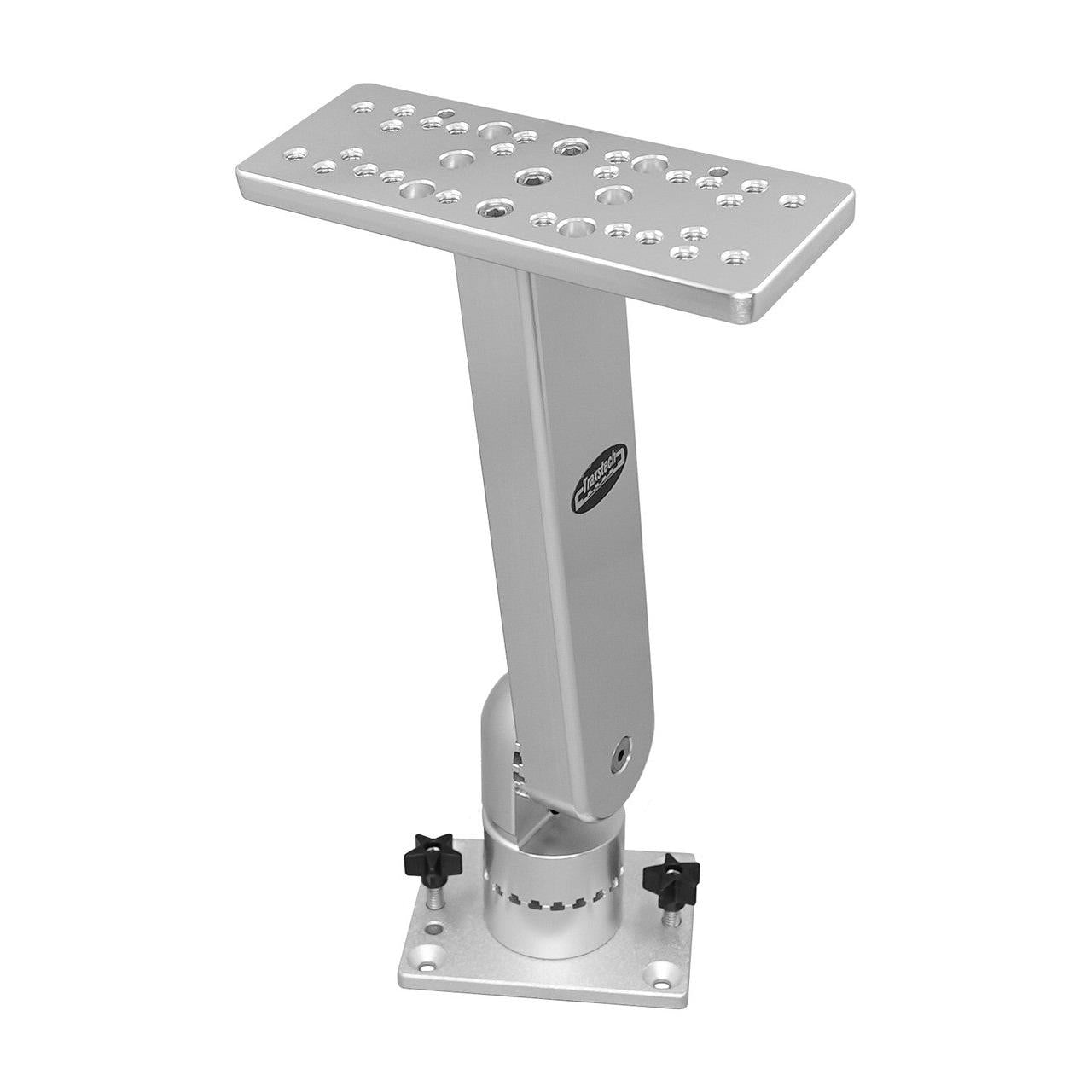 View of boating_accessories Traxstech Single Pivot Electronics Mounts-Various Heights 12" Silver available at EZOKO Fishing