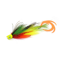 View of Flies Urban Fly Co. Articulated Howitzer Topwater Fly Perch available at EZOKO Fishing