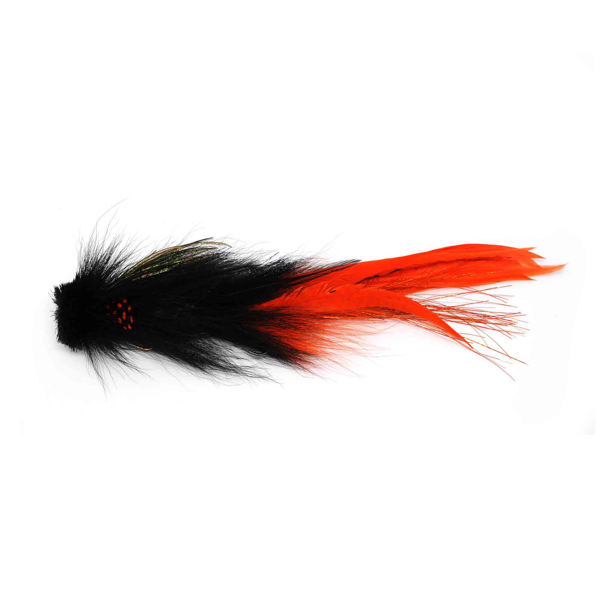 View of Flies Urban Fly Co. Double Buford Fly Black / Orange available at EZOKO Fishing