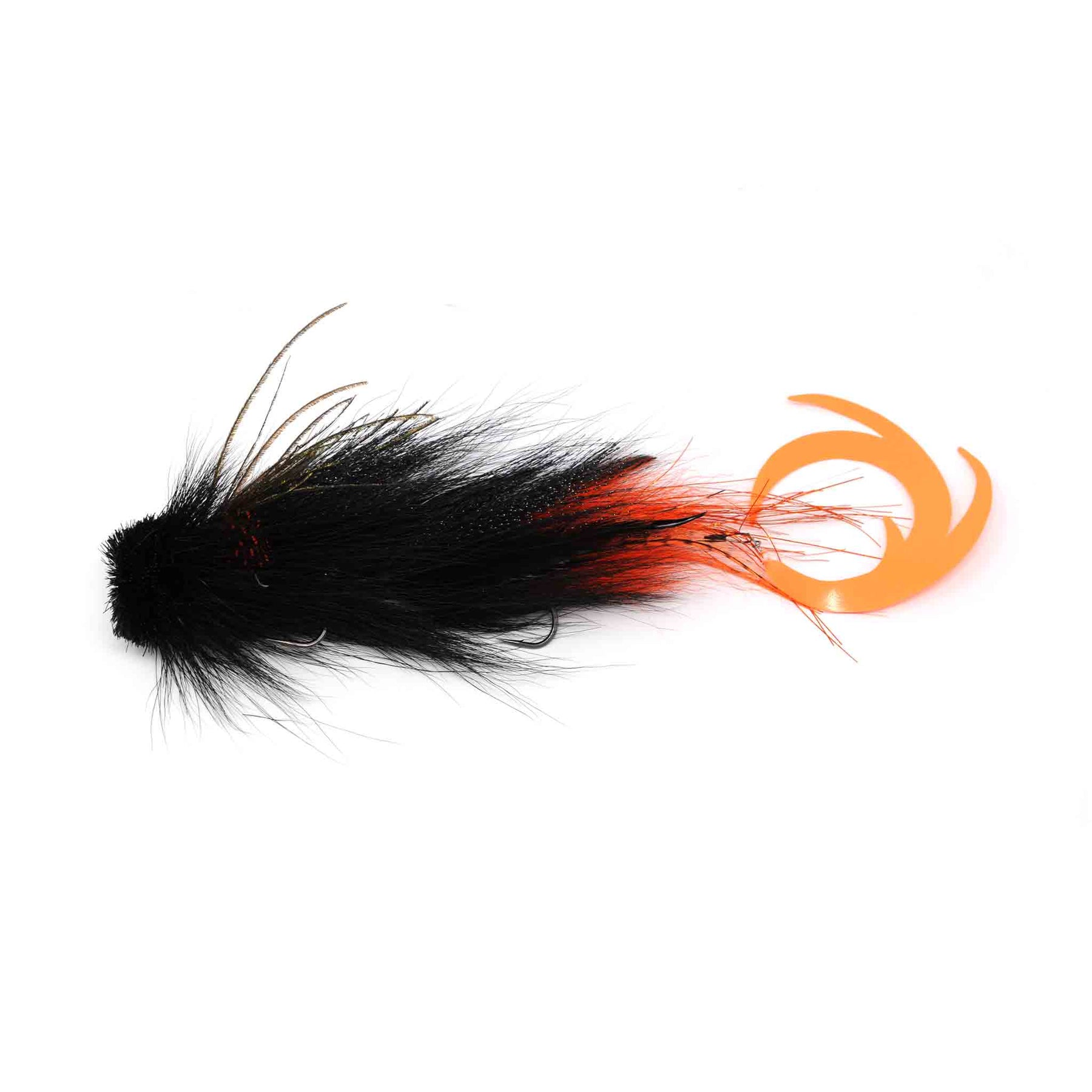 Urban Fly Co. Double Dragon Tail Black / Orange Flies