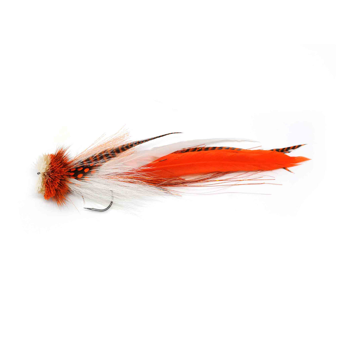 Custom 6 Musky Muskie Pike Bass Fly Fishing Bait Lure 5/0 Mustad Hook Lot  #AS4