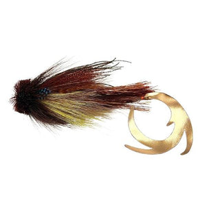 View of Flies Urban Fly Co. Single Dragon Tail Fly Brownie available at EZOKO Fishing