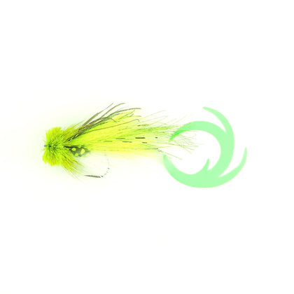 Chartreuse / White
