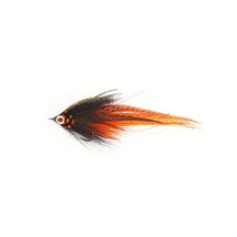 View of Flies Urban Fly Co. Single Minnow Fly Black / Orange available at EZOKO Fishing
