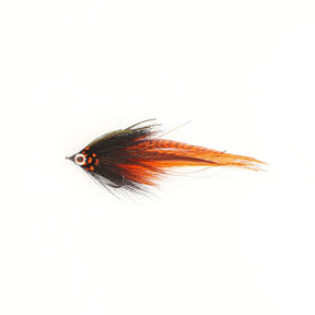 View of Flies Urban Fly Co. Single Minnow Fly Black / Orange available at EZOKO Fishing