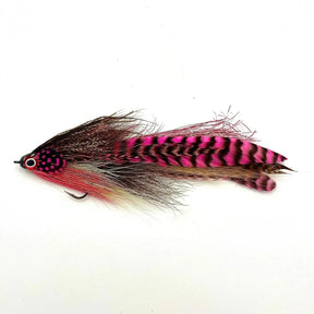 View of Flies Urban Fly Co. Single Minnow Fly Pink available at EZOKO Fishing