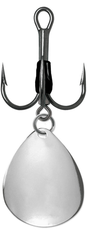 View of Hooks VMC 9650BD Bladed Round 1X Treble 3/0 Colorado available at EZOKO Pike and Musky Shop