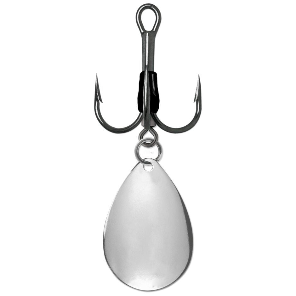 View of Hooks VMC 9650BD Bladed Round 1X Treble Indiana available at EZOKO Pike and Musky Shop