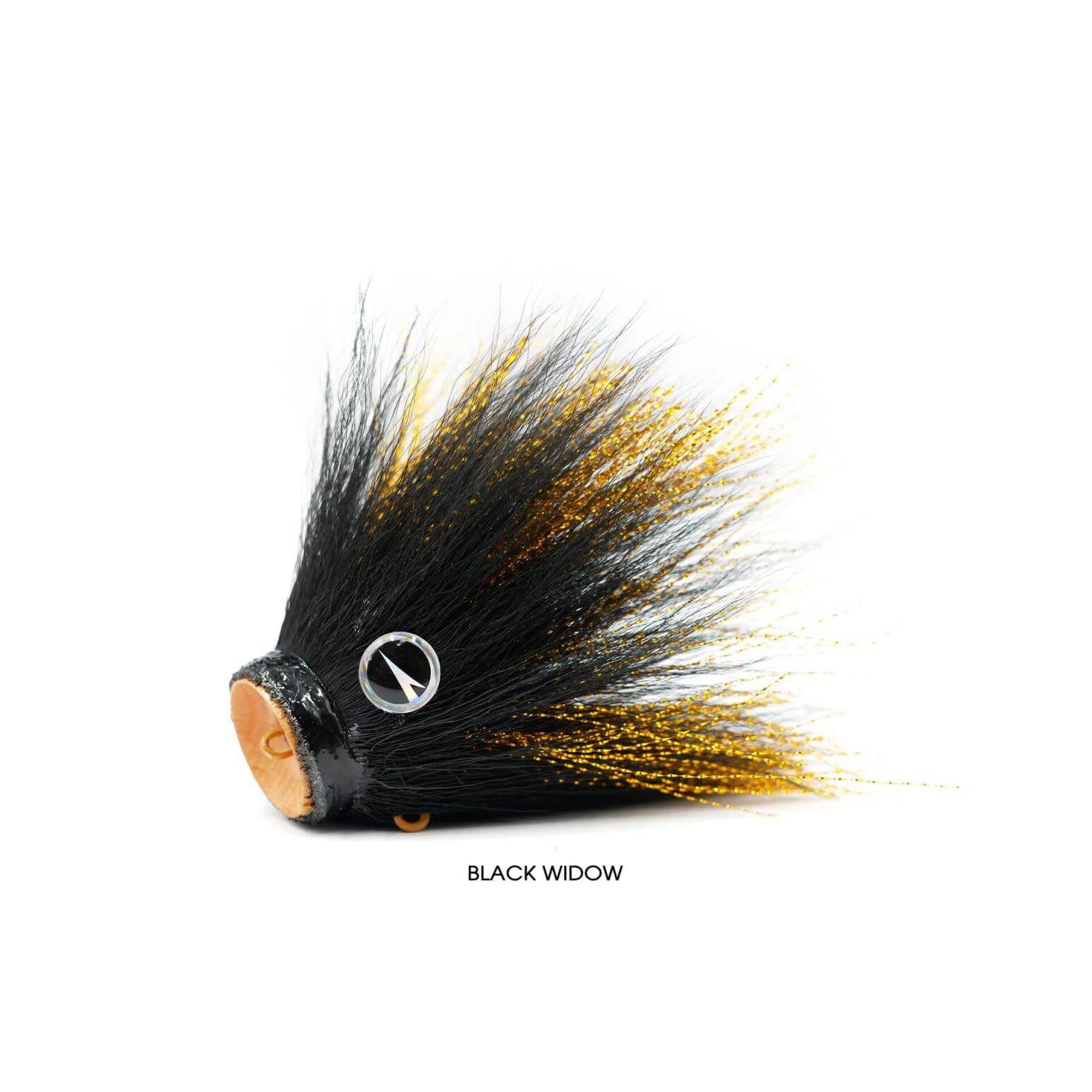 View of Lures_Add-on VMC Mustache Shallow Black Widow available at EZOKO Pike and Musky Shop