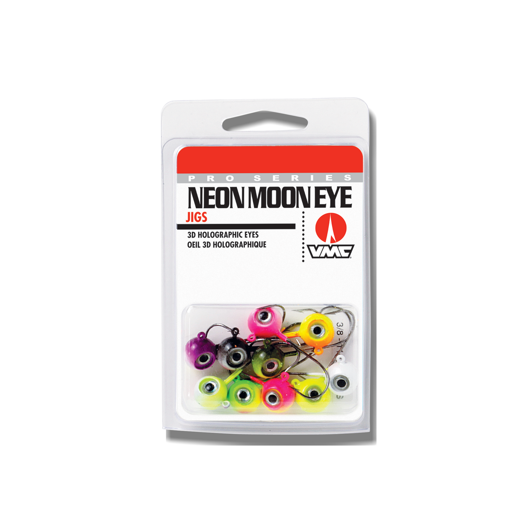 View of Jigs-Spoons VMC Neon Moon Eye Jig VMC 3/8 oz available at EZOKO Pike and Musky Shop