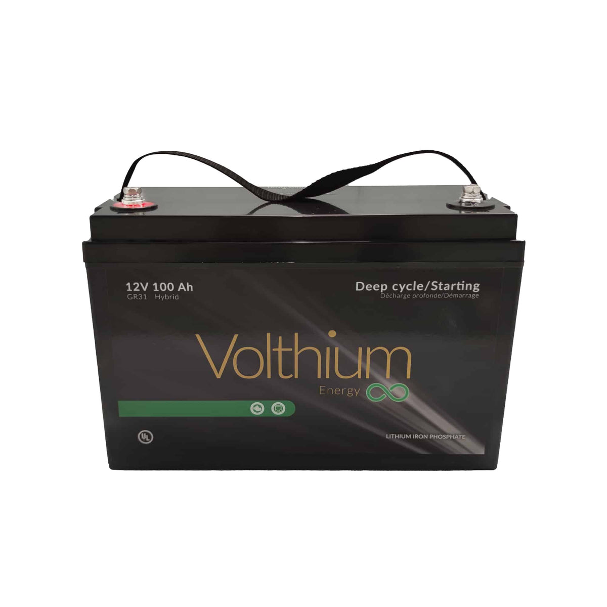 View of batteries_chargers Volthium Lithium Marine Battery 12V 150Ah - Hybrid (Engine Cranking / Deep Cycle) available at EZOKO Pike and Musky Shop