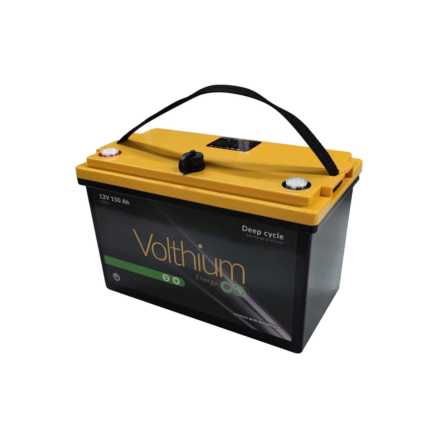 View of batteries_chargers Volthium Lithium Marine Battery 12V 150Ah - Self Heating available at EZOKO Pike and Musky Shop