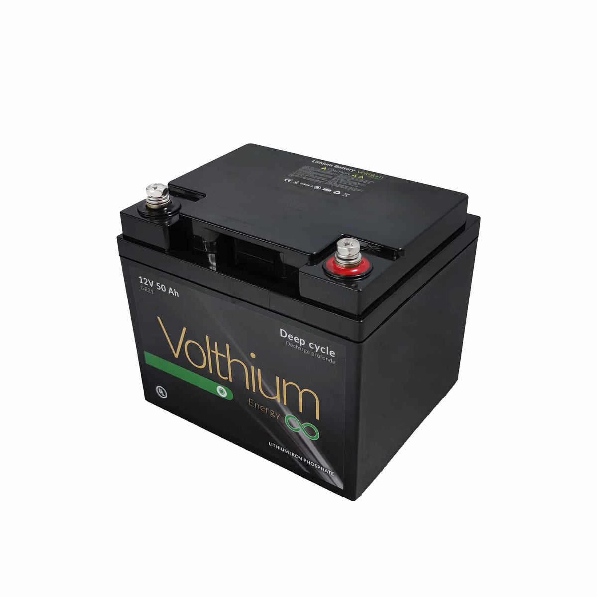 View of batteries_chargers Volthium Lithium Marine Battery 12V 50Ah - Low Temp Cut Off Protection available at EZOKO Pike and Musky Shop