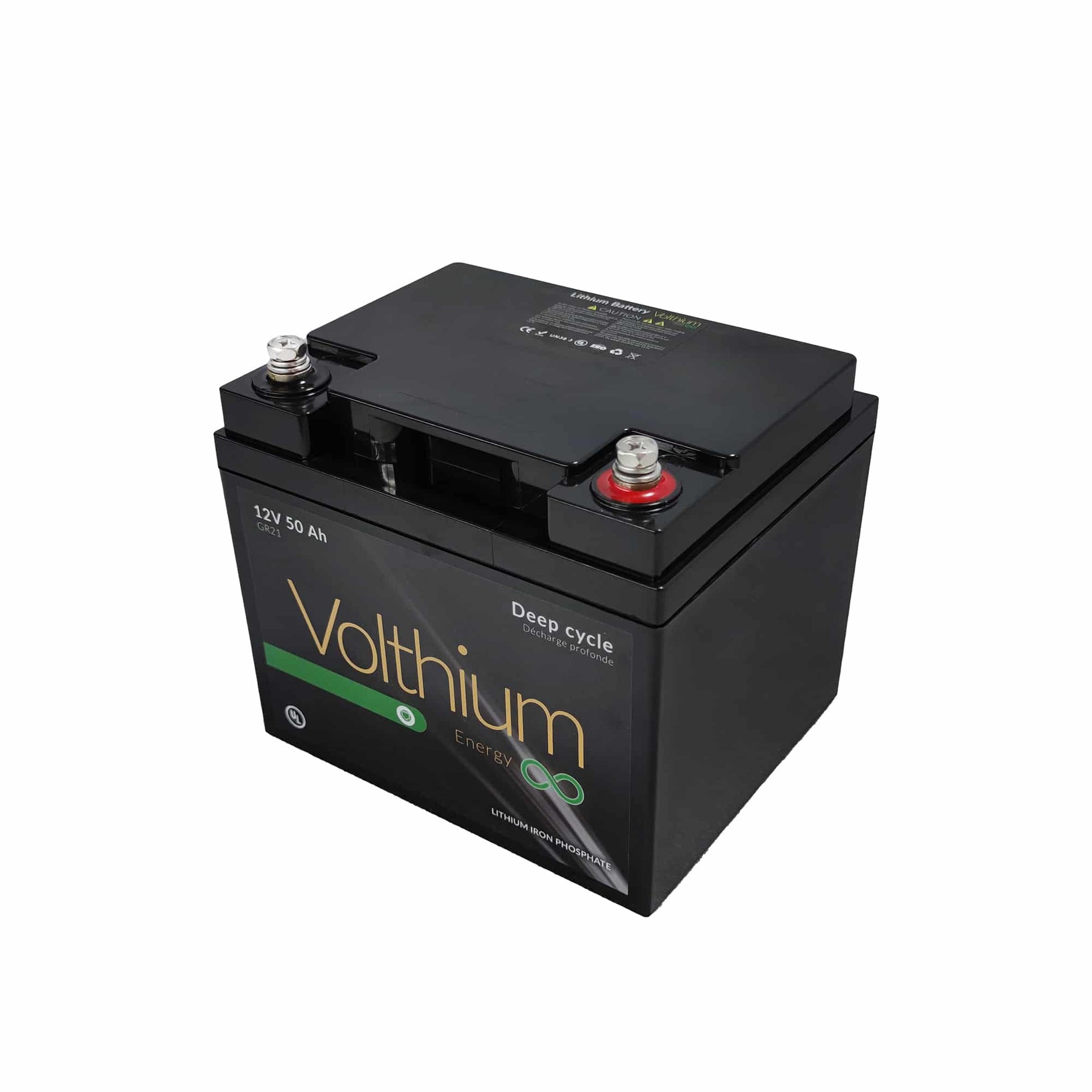 Volthium Lithium Marine Battery 12V 50Ah - Low Temp Cut Off Protection