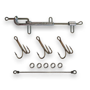 View of Rigs Water Wolf Lures Magnum Gator 11" Rigs 1.25oz Casting Kits available at EZOKO Fishing