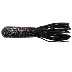View of Rubber Water Wolf Lures Magnum Gator 11" - Unrigged (2pck) Black Betty available at EZOKO Fishing