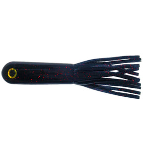 View of Rubber Water Wolf Lures Magnum Gator 11" - Unrigged (2pck) Black Red available at EZOKO Fishing