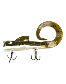 View of Rubber Water Wolf Lures Ratzilla Jr #1 available at EZOKO Pike and Musky Shop