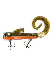 View of Rubber Water Wolf Lures Ratzilla Jr #10 available at EZOKO Pike and Musky Shop