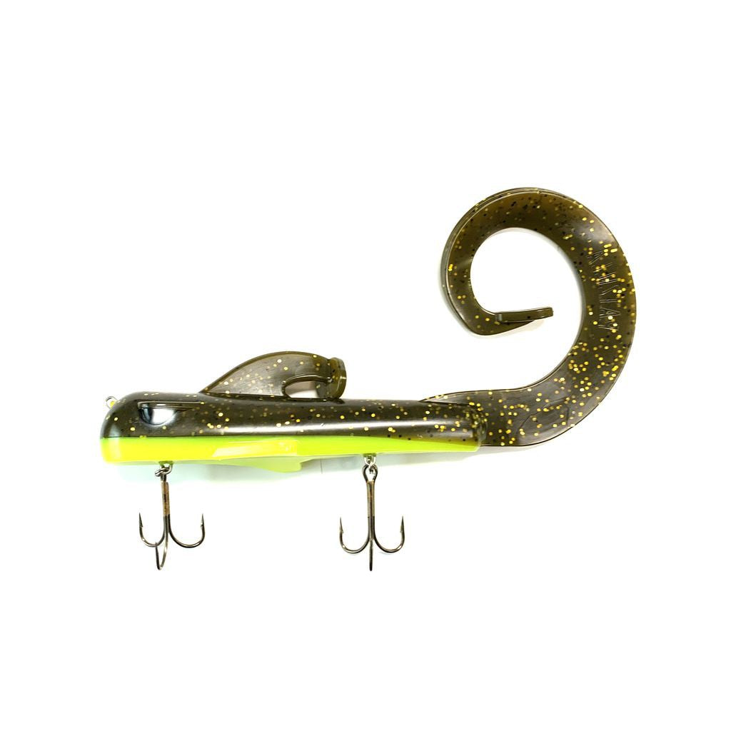 View of Rubber Water Wolf Lures Ratzilla Magnum #9 available at EZOKO Pike and Musky Shop