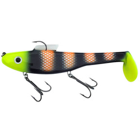 View of Rubber Water Wolf Lures Shadzilla 9.5'' Hi Contrast available at EZOKO Pike and Musky Shop