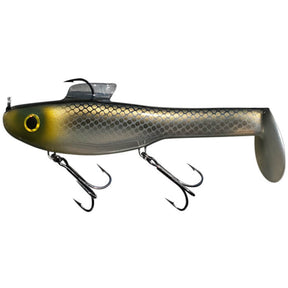 View of Rubber Water Wolf Lures Shadzilla 9.5'' Seaway Sucker available at EZOKO Pike and Musky Shop