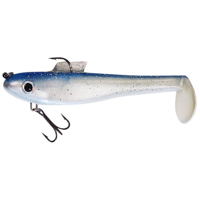 View of Rubber Water Wolf Lures Shadzilla Jr 7'' Cisco available at EZOKO Pike and Musky Shop