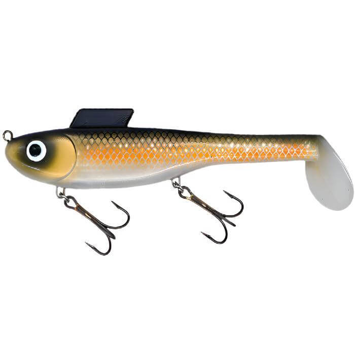 View of Water Wolf Lures Shadzilla Mid SB (Solid Body) 9.5" Swimbait Ginger carp available at EZOKO Pike and Musky Shop