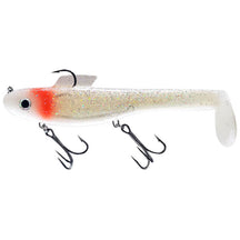 View of Rubber Water Wolf Lures Shadzilla Shallow 9.5'' Ghost Flash Superman available at EZOKO Pike and Musky Shop