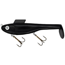 View of Water Wolf Lures Shadzilla Shallow SB (Solid Body) 9.5" Swimbait Black Zombie available at EZOKO Pike and Musky Shop