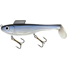 View of Water Wolf Lures Shadzilla Shallow SB (Solid Body) 9.5" Swimbait Natural Shad available at EZOKO Pike and Musky Shop