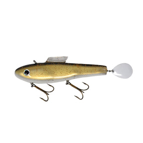 View of Rubber Water Wolf Lures Shadzilla V available at EZOKO Pike and Musky Shop