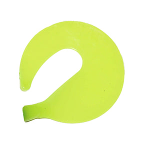 View of Lures_Add-on Whale Tail Plastics 11" Replacement Tail Chartreuse available at EZOKO Pike and Musky Shop