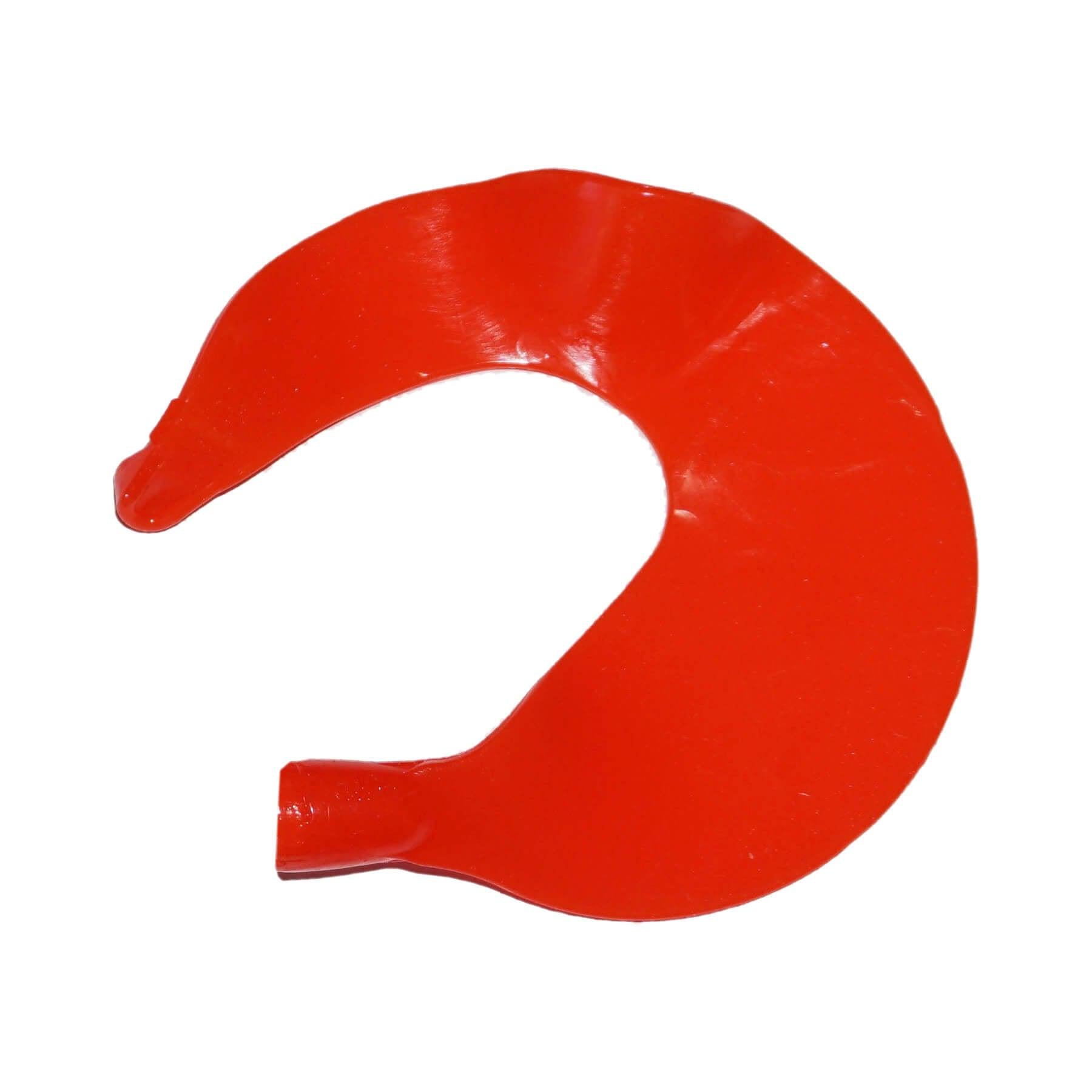 View of Lures_Add-on Whale Tail Plastics 11" Replacement Tail Orange available at EZOKO Pike and Musky Shop