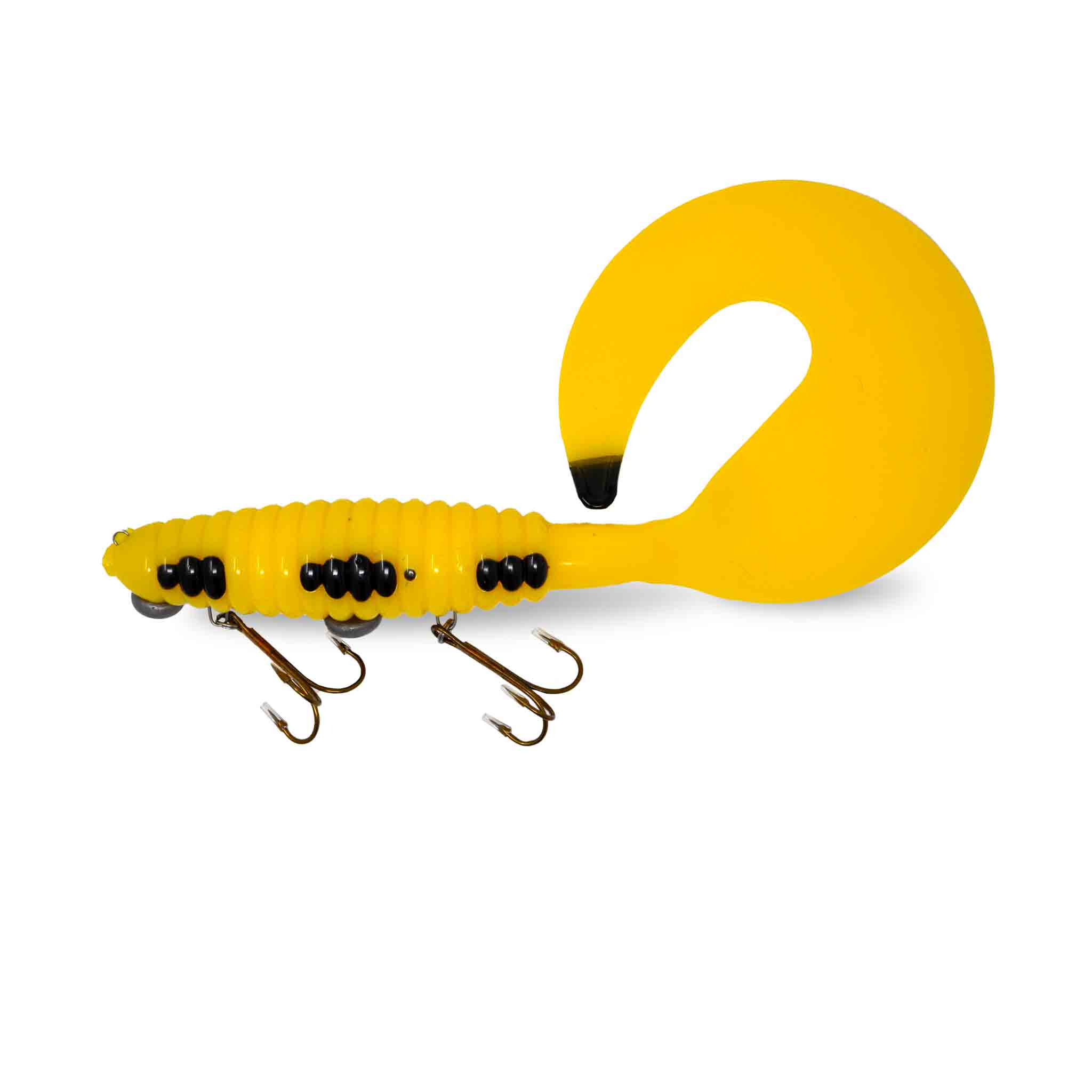 View of Rubber Whale Tail Plastics 14" Jailbird (Ezoko Custom) available at EZOKO Fishing