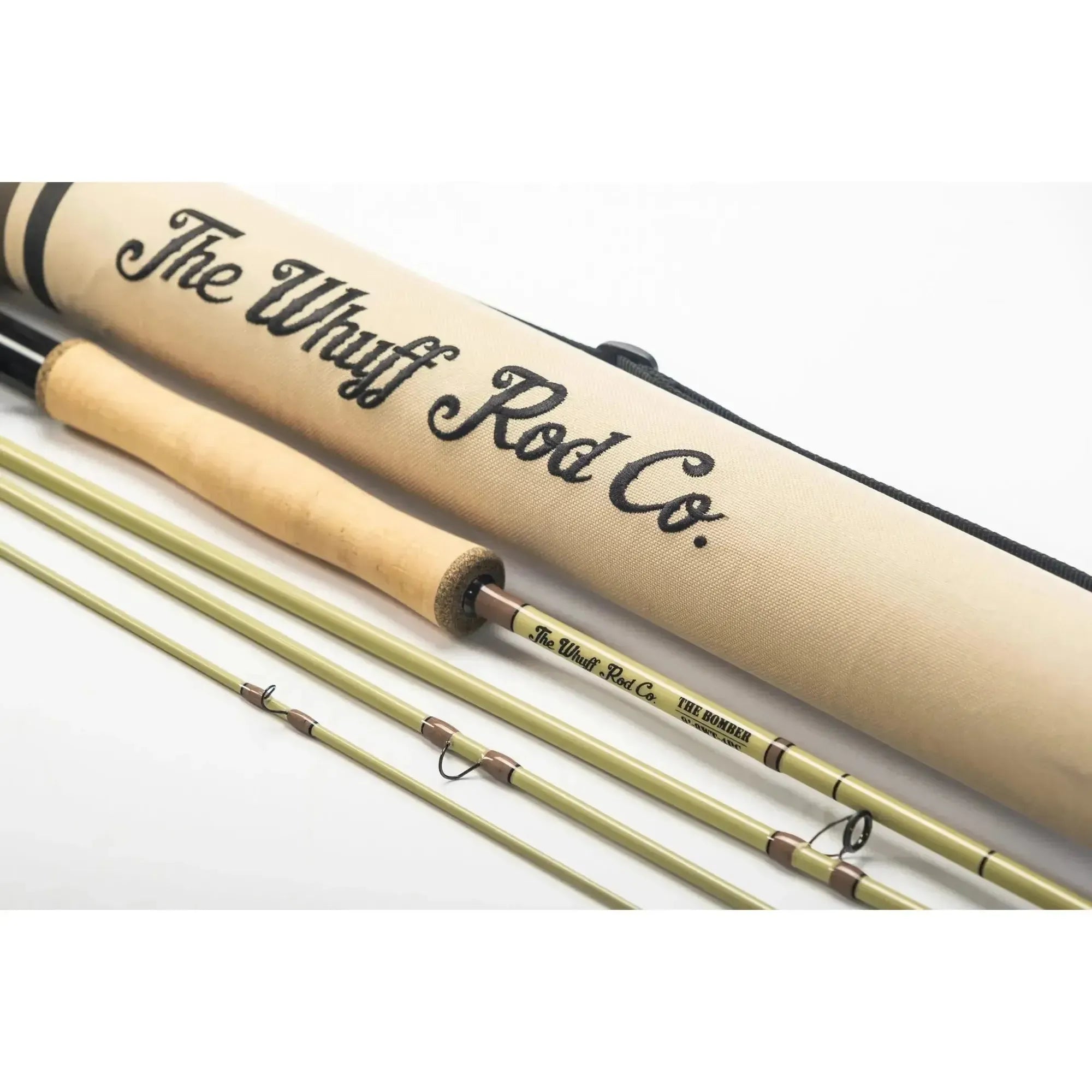 View of Whuff Rod Co The Bomber 8wt Fly Rod available at EZOKO Fishing