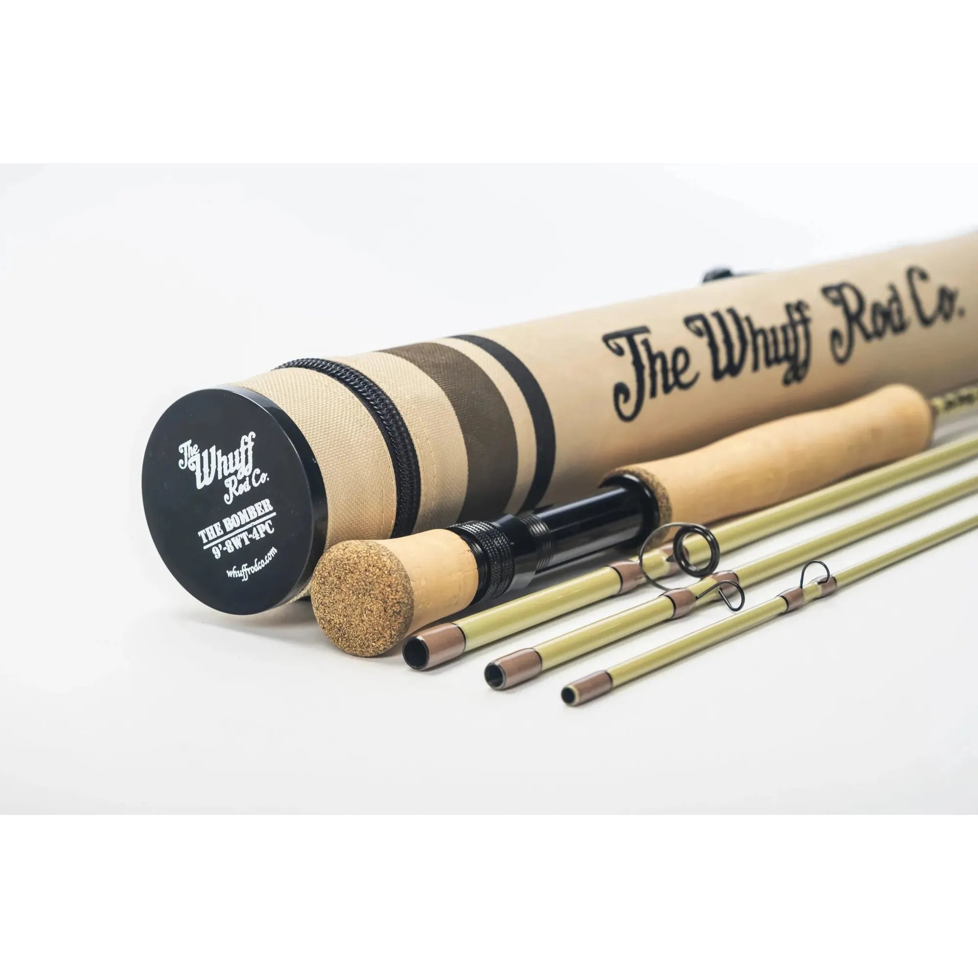 View of Whuff Rod Co The Bomber 8wt Fly Rod available at EZOKO Fishing