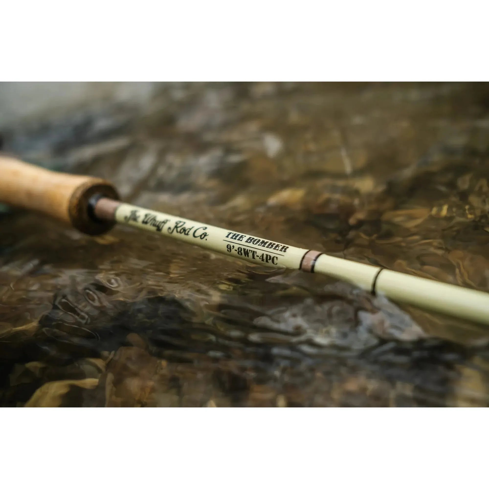 View of Whuff Rod Co The Bomber 8wt Fly Rod available at EZOKO Fishing